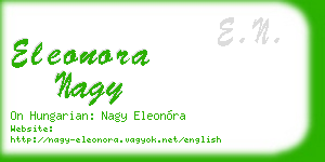 eleonora nagy business card